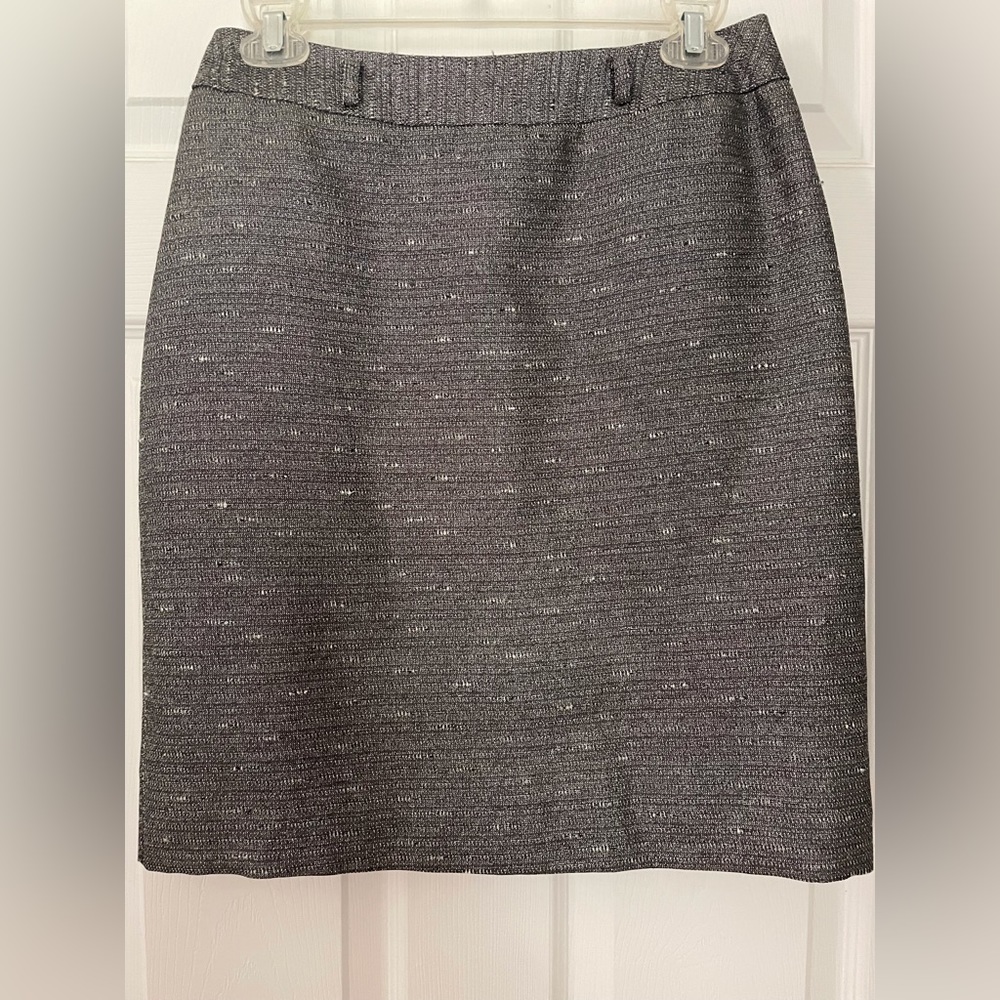 Worthington Skirt silver black gray Size 6 Petite